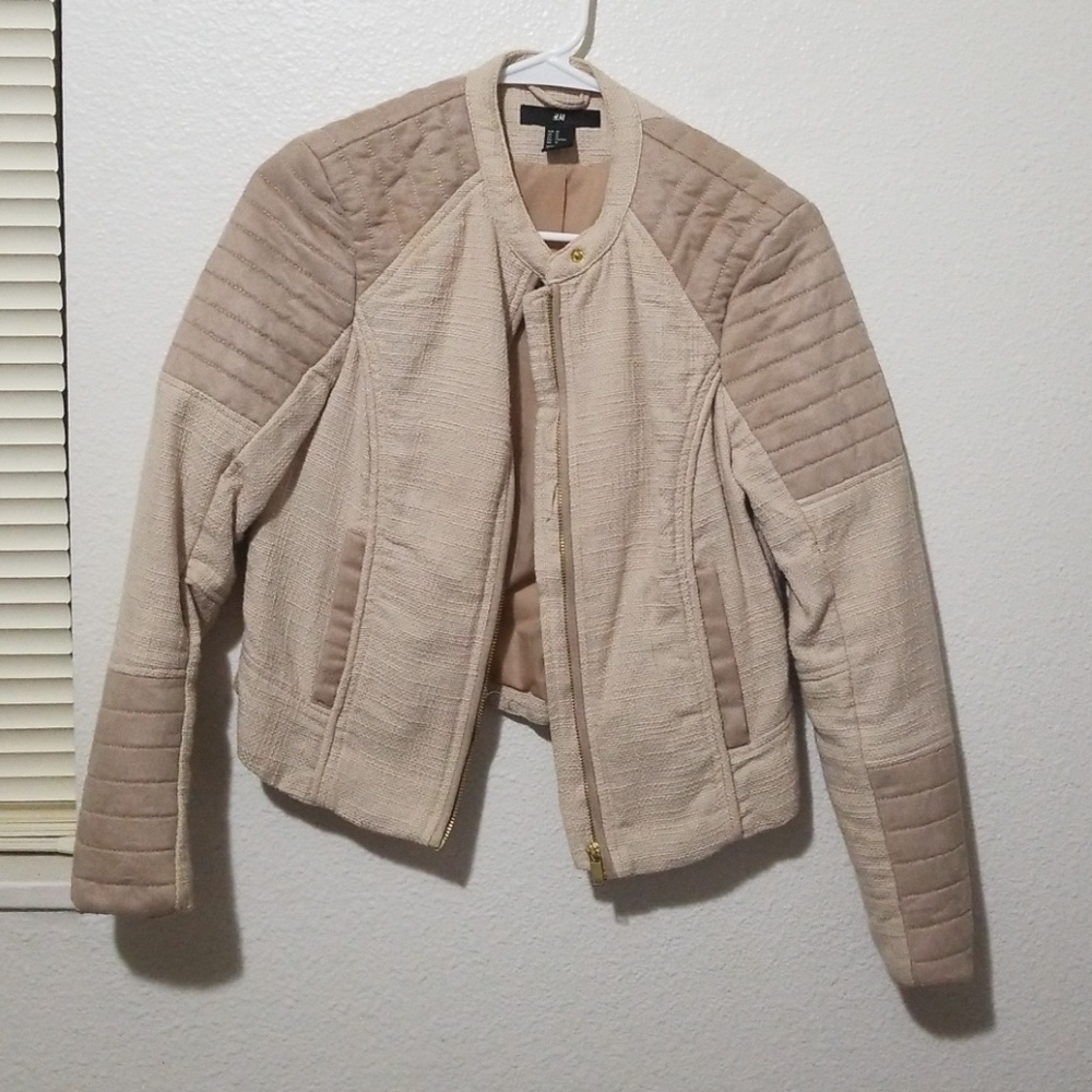 H&M Elegant  Cream Jacket